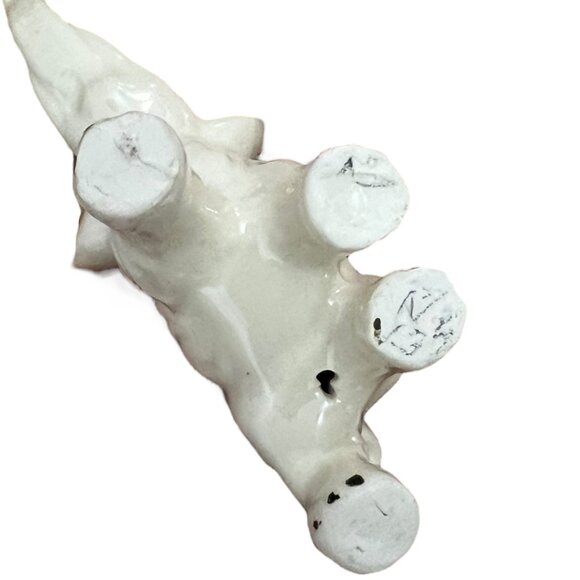 Rescue Vintage Ceramic Elephant Figurine With Red‎ & Black Details - Picture 7 of 10